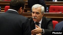 Armenia -- Andranik Kocharian, the chairman of the parliament committee on defense and security, attends a parliament session in Yerevan, October 3, 2019.