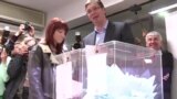 Serbian Prime Minister Vucic And Political Rivals Cast Their Votes