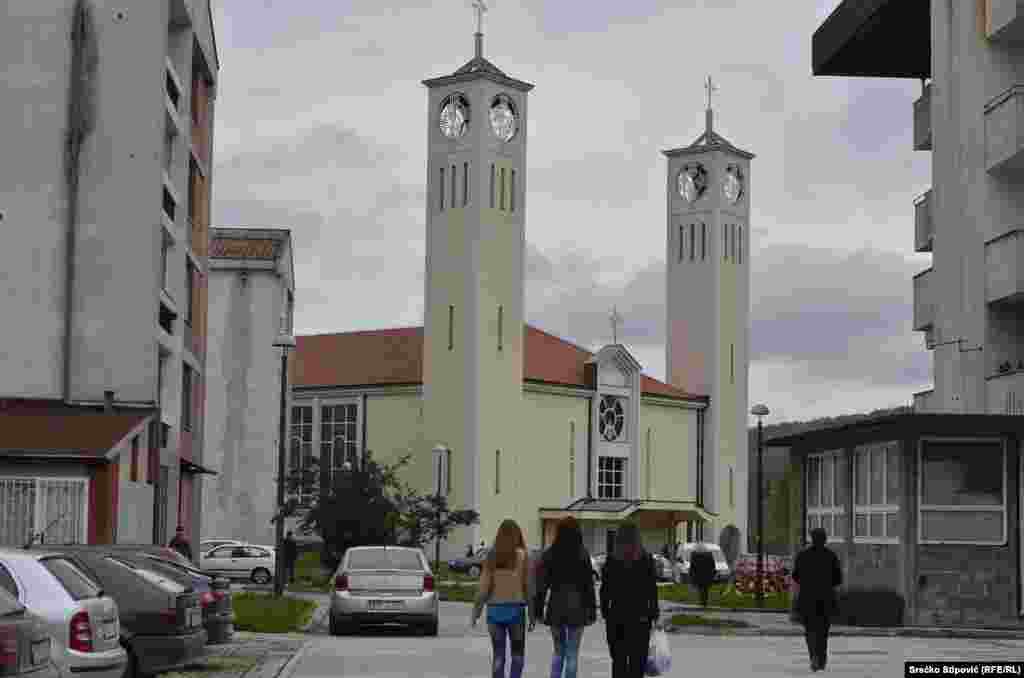 BiH, Novi Travnik, Consecration of statue of Saint John Paul II