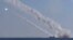 Footage made available by the Russian Defense Ministry in December 2015 purports to show a submarine launching cruise missiles in the Mediterranean Sea.