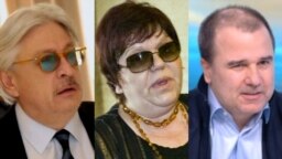 Александър Тумпаров (ляво), Ирена Кръстева и Цветомир Найденов