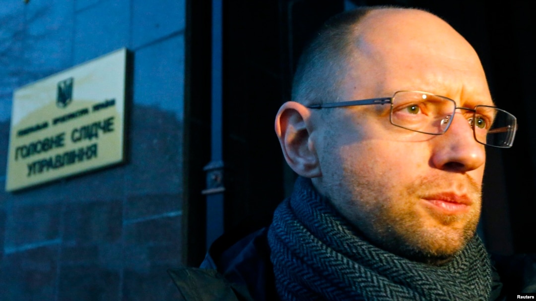 Ukrainian opposition leader Arseniy Yatsenyuk