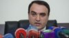 Armenia -- Orinats Yerkir Party leader Artur Baghdasarian gives a press conference at the party’s head office in Yerevan, 9 July 2014