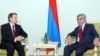 Armenia -- President Serzh Sarkisian (R) meets with Sergei Naryshkin, chief of Russian President Dmitry Medvedev's staff, 29Nov2010.