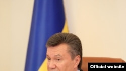 Президент України Віктор Янукович під час розширеного засідання Кабінету Міністрів, Київ, 1 червня 2011 року