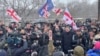 Митинг оппозиции в поддержку Ники Мелия в Тбилиси, 23 февраля 2021 года