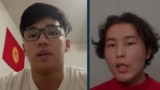 United States - Kyrgyz university students in the United States talk about warnings of a potential travel ban under Trump - screen grab