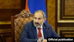 Armenia -- Prime Minister Nikol Pashinian chairs a session of the Anti-Corruption Policy Council, Yerevan, August 30, 2019.