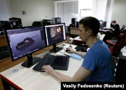 У менскім офісе кампаніі Wargaming, ілюстрацыйнае фота