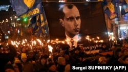 Акція до дня народження Степана Бандери, Київ, 1 січня 2020 року