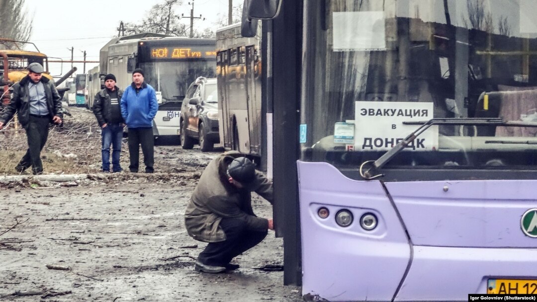 Донбасс, автобусы, иллюстративное фото