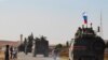 Конвой российской военной полиции в Сирии