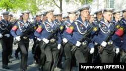 Репетиция военного парада в Севастополе, 5 мая 2021 года