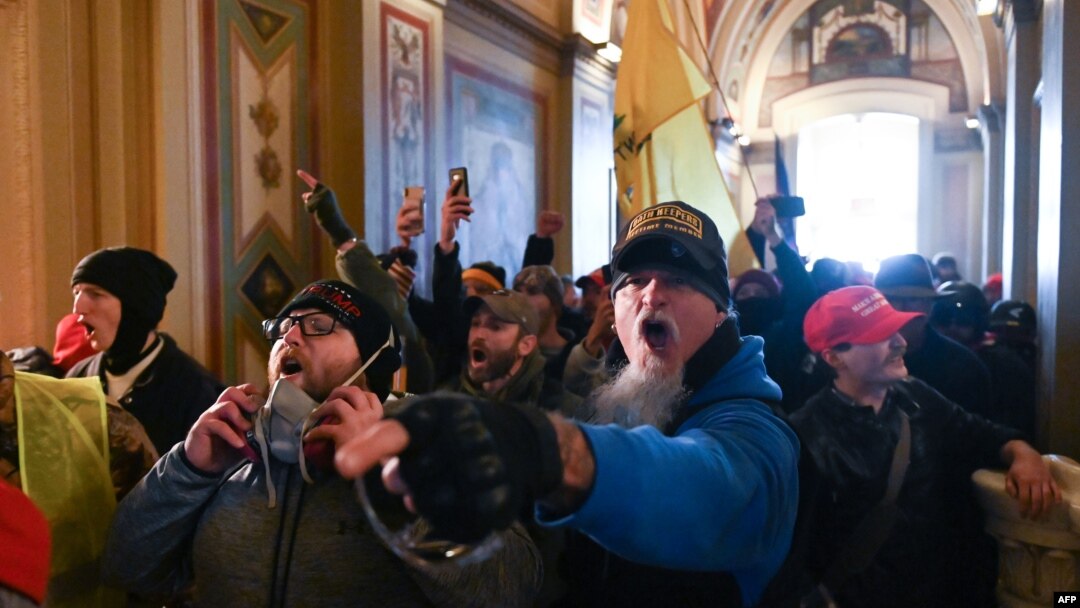 Upad nasilnih Trumpovih pristalica u Kongres, 6. januar