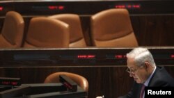 Israel - Israel's Prime Minister Benjamin Netanyahu attends a session of the Knesset, the Israeli parliament, Jerusalem, 03Mar2010