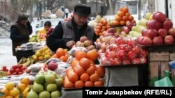 Қырғызстандағы базарлардың бірі. (Көрнекі сурет)