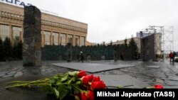 Мемориал "Стена скорби" в Москве. Архивное фото.