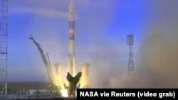 Руската ракета Сојуз денеска беше лансирана од космодромот Бајконур во Казахстан