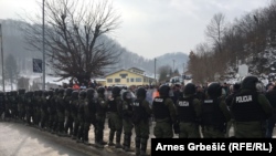 La protestul veteranilor la Doboj