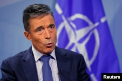 Anders Fogh Rasmussen: "In 2008, we had a NATO-Russia summit [and] Putin left that summit furious because we had decided that Ukraine and Georgia will become members of NATO.... He called Kyiv the mother of all Russian cities. If we had taken him seriously at that time, we would be better prepared for what we have seen in the last 10 or 20 years." (file photo)