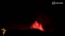 Сицилияда Этна вулқони отилди