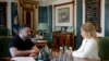 Președintele Ucrainei, Volodimir Zelenski, la o întâlnire cu viceprim-ministrul Ucrainei pentru integrare europeană și euro-atlantică, Olga Stefanîșina, la Kiev - 17 iulie 2025