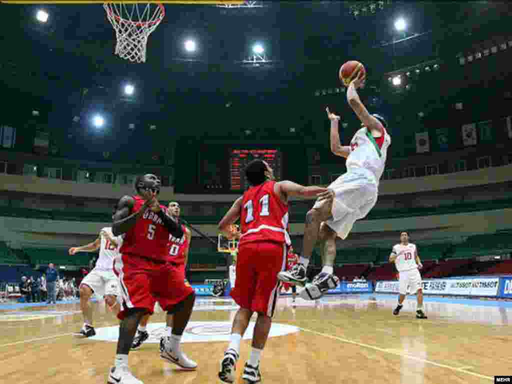  دیدار تیم‌های ملی بسکتبال ایران و اردن