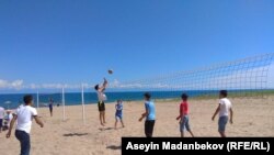 Фестиваль «Алтын кум». Пляжный волейбол. 29 июля 2018 года. 