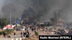 At least one police officer was killed by stone-throwing demonstrators and more than 80 police were injured in the November 25 clashes.