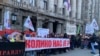 Protesta e studentëve para Gjykatës Kushtetuese, Beograd, 12 janar 2025.