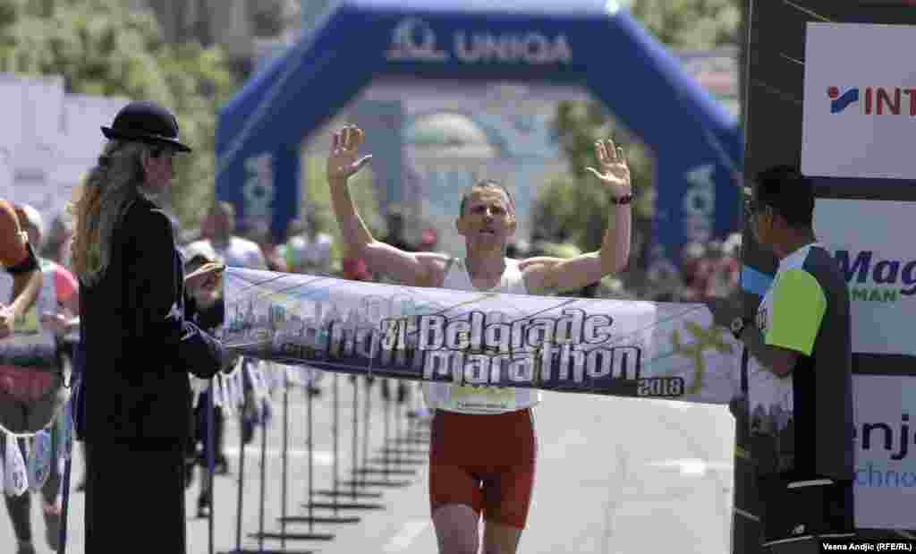 Pobednik ovogodišnjeg maratona u muškoj kategoriji Kristijan Stošić