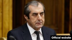 Mahmadsaid Ubaidulloev, the current chairman of Tajikistan's upper house of parliament. (file photo)