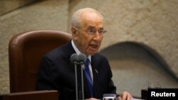 شیمون پرز رئیس جمهور پیشین اسرائیل