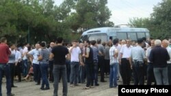 Kürdəmirdə etiraz