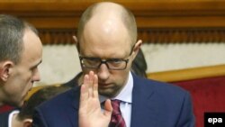 Ukrainian Prime Minister Arseniy Yatsenyuk