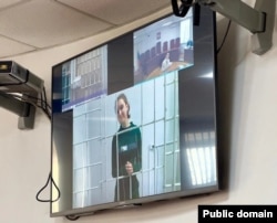 Люба Лизунова на суде