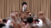 Iranian Supreme Leader Ayatollah Ali Khamenei addresses the Basij volunteer Islamic militia in Tehran on November 25.