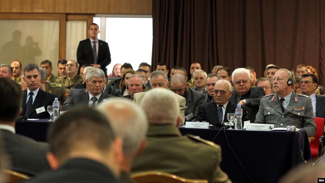 Петтата меѓународна конференција „Улогата на активниот состав и на резервата на вооружените сили во поддршката на нивните мисии и задачи во регионалната и глобалната безбедносна средина во 21 век“, што се одржа во Домот на АРМ во Скопје.