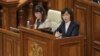 Parlamentul examinează moțiunea de cenzură. Premierul Maia Sandu: președintele Igor Dodon a picat testul la reforma justiției