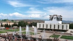 Площадь в Кызыле, столице Тувы.