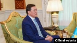Аскар Мамин в бытность первым заместителем премьер-министра Казахстана.