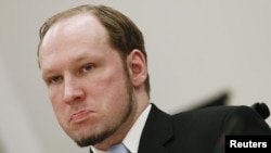 Confessed murderer Anders Behring Breivik 