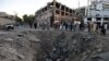 На месте взрыва в Кабуле, 31 мая 2017