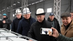 Президент Садыр Жапаров 2025-жылдын 27-декабрында Чүй облусундагы балык жеми заводуна барган учурда аны Жаныбек Кубандыков коштоп жүргөн. 