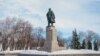 A monument to Vladimir Lenin in the Russian city of Ulyanovsk. A growing number of Chinese visitors are traveling to the area due to its importance in history as the birthplace of the Soviet leader, whose birth name was Vladimir Ilyich Ulyanov. 