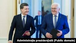 Președintele României, Nicușor Dan, a fost primit oficial de președintele Germaniei, Frank-Walter Steinmeier.