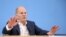 Olaf Scholz sajtótájékoztatója Berlinben 2024. július 24-én