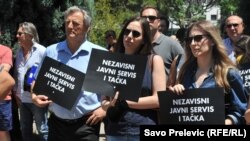 Protest zbog političkog pritiska na RTCG