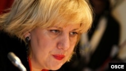 Dunja Mijatovic, OSCE representative on freedom of the media (file photo)