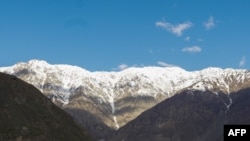 Горы на границе Таджикистана и Афганистана. 